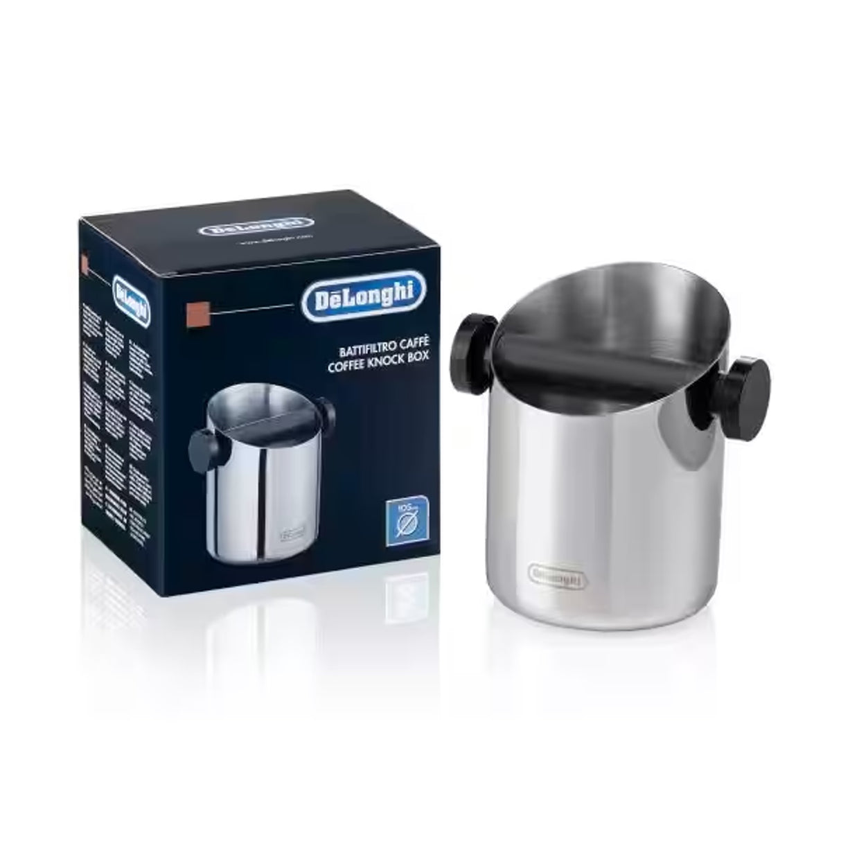 DeLonghi - Stainless steel grounds container (105 mm)