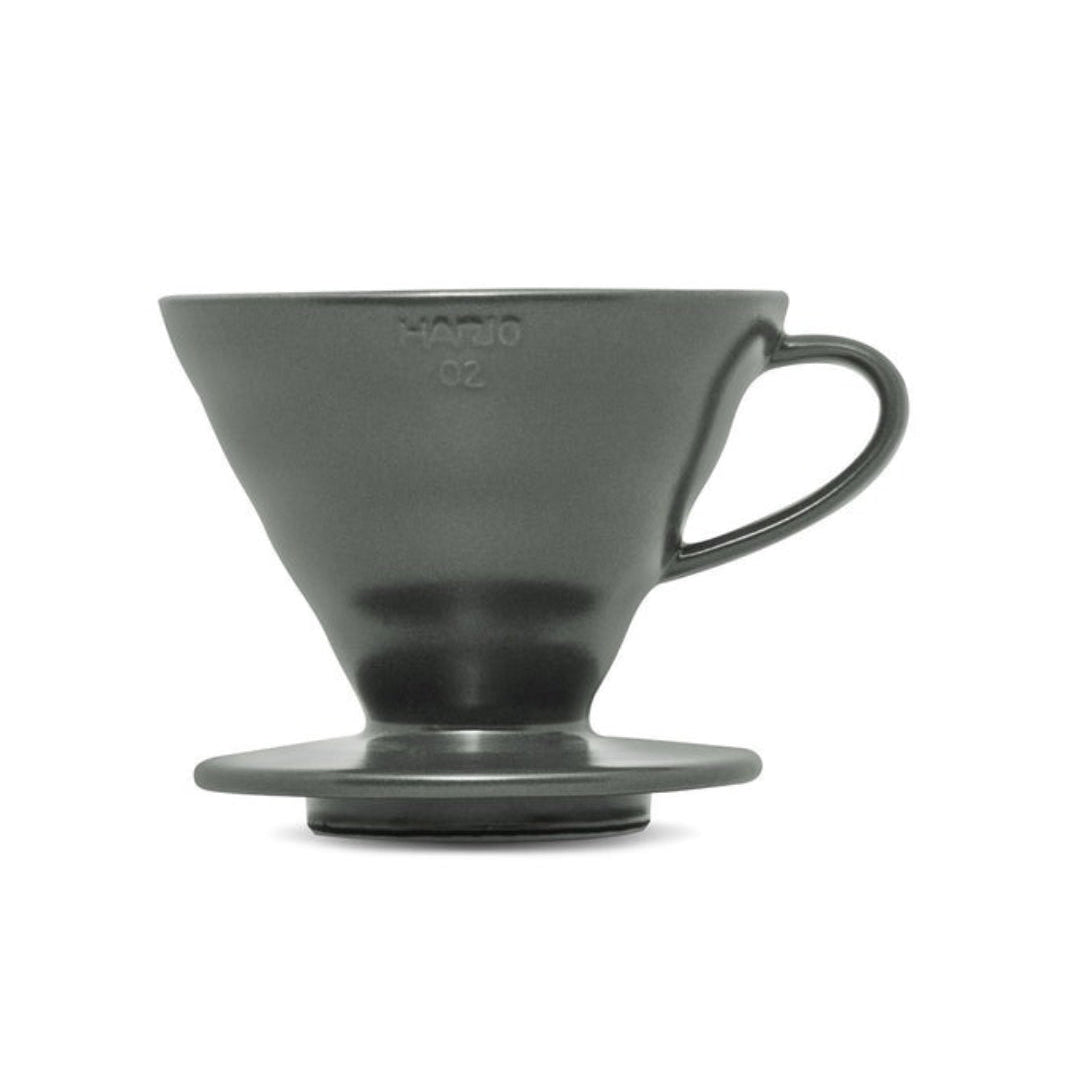 Hario V60-02: Ceramic Pour-Over Coffee Dripper, 60° Cone, 1-4 Cups