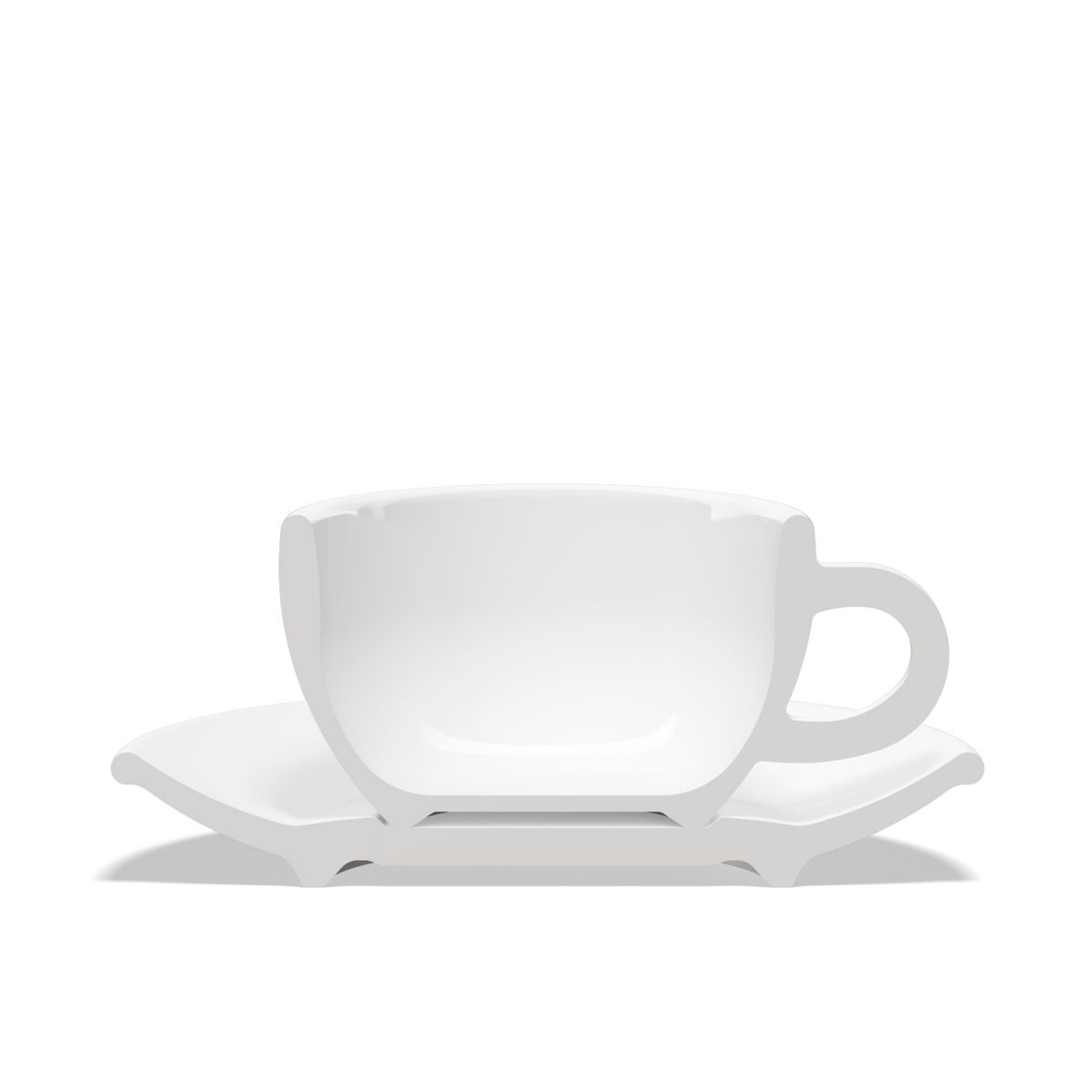 Club House - Tasse à flat white & soucoupe Tulipano (260 ml)