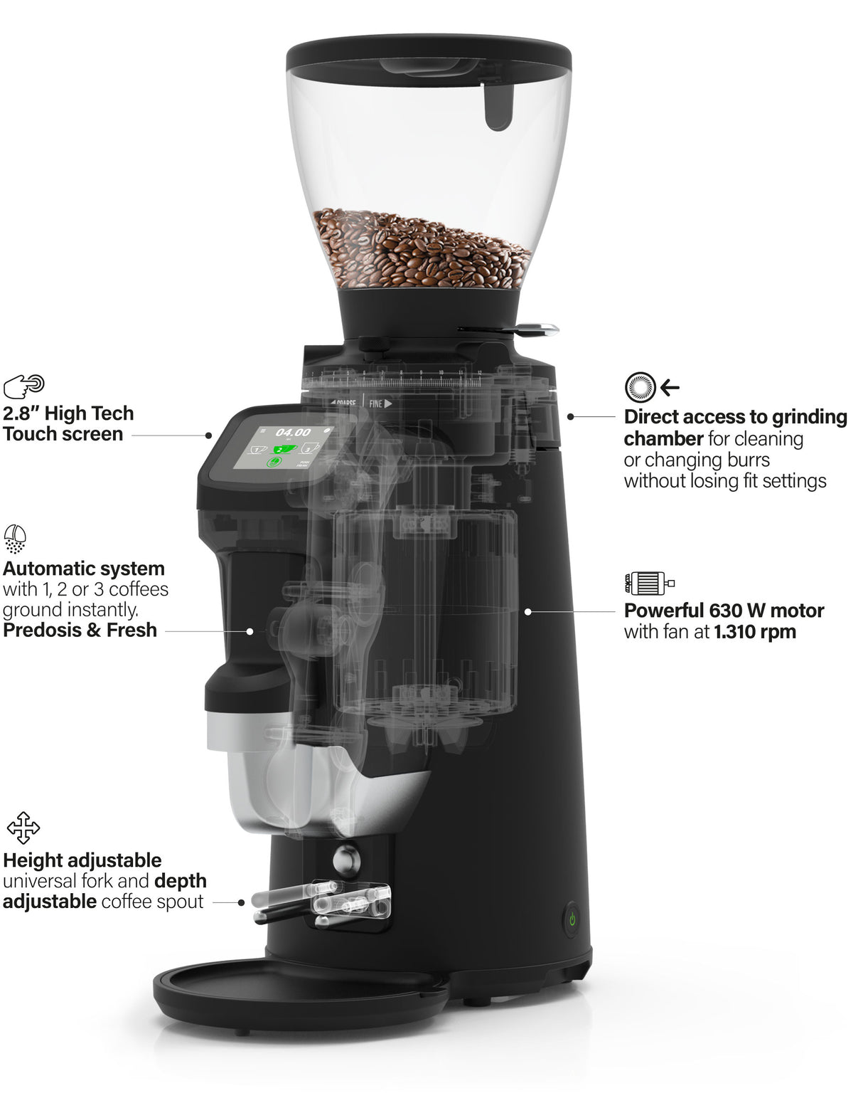 Compak - Moulin à espresso Bolt 83