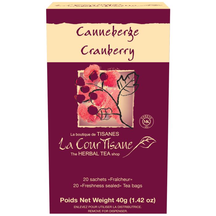 La Courtisane - Cranberry Herbal Tea (20 bags)