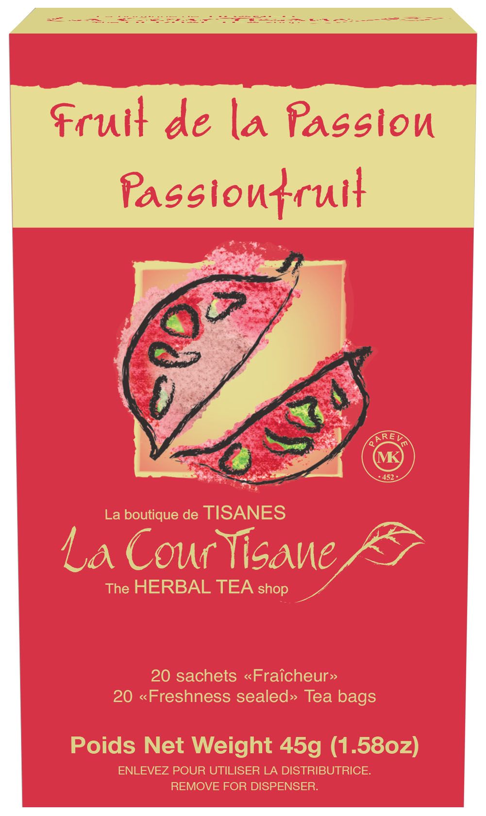 La Courtisane - Tisane Fruit de la Passion (20 sachets)
