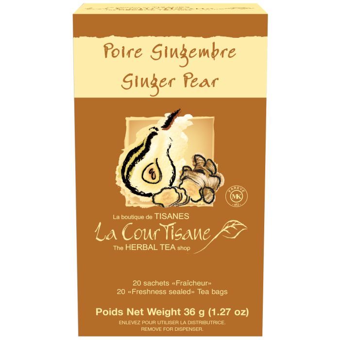 La Courtisane - Pear and Ginger Herbal Tea (20 bags)