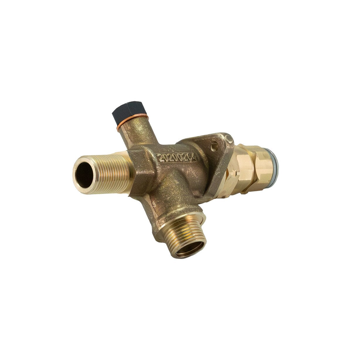 Steam valve with anti-vacuum valve
