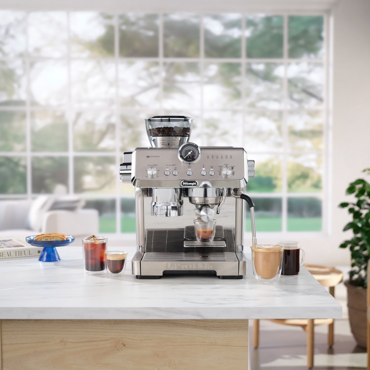DeLonghi - Machine à espresso semi-automatique La Specialista Opéra (Démo)