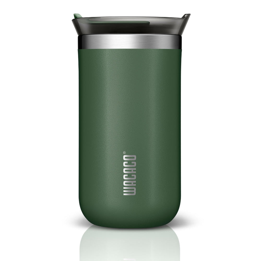 WACACO Octaroma Lungo 300 ml : tasse isotherme de voyage en acier inoxydable, couvercle anti-fuite