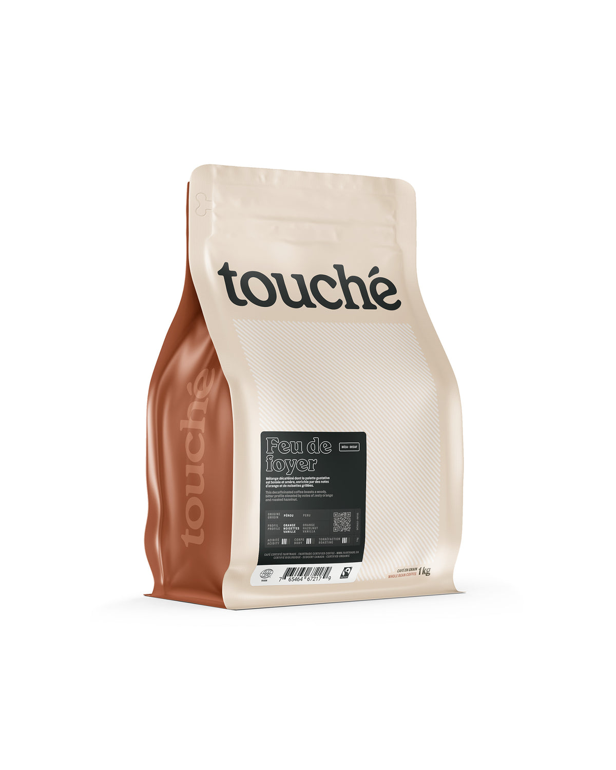 Café Touché - Feu de foyer décaf (2006 Bio)