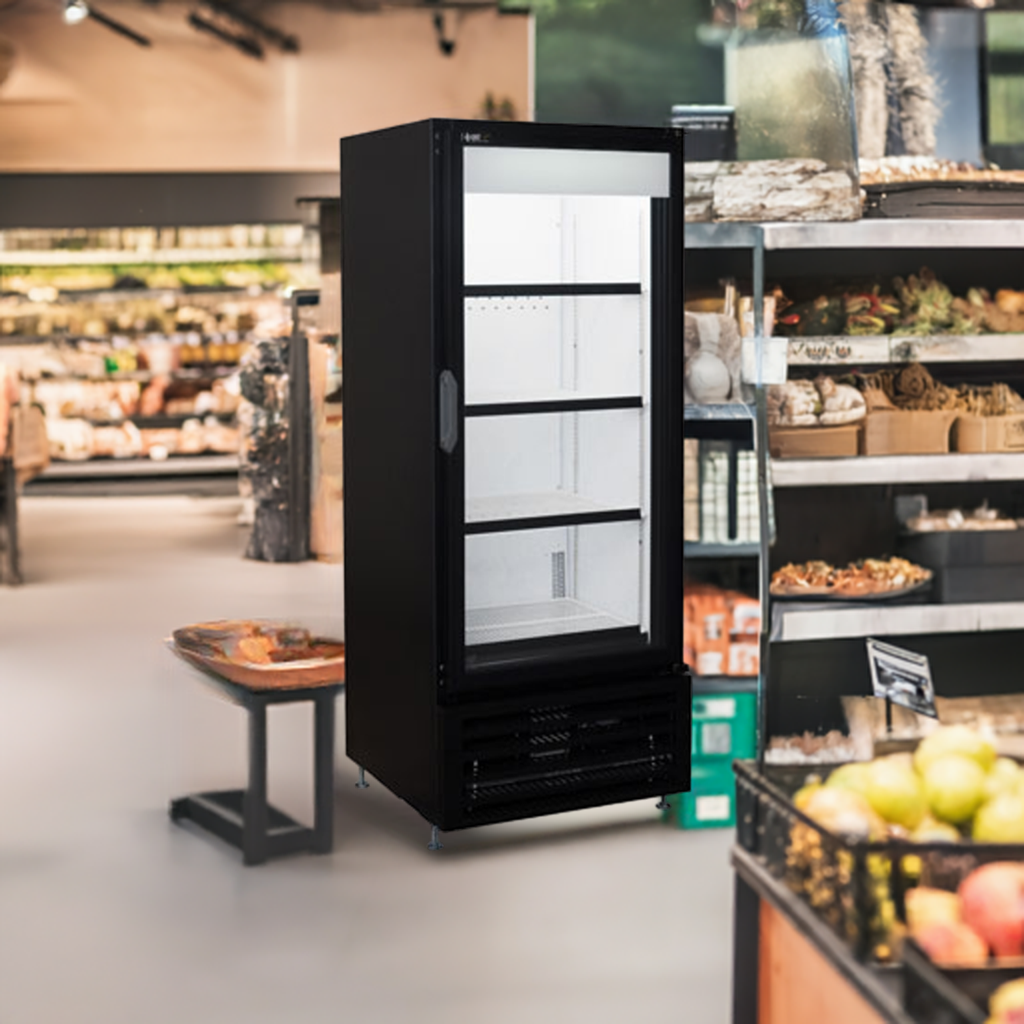 QBD - Réfrigérateur CD12-HC 1 porte vitrée 24.8Lx24.5Px62H