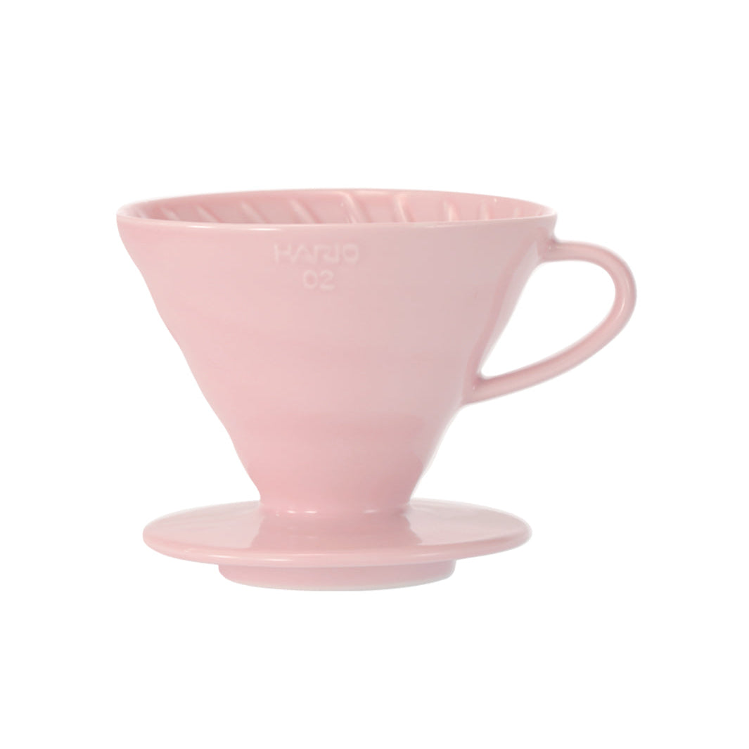 Hario V60-02: Ceramic Pour-Over Coffee Dripper, 60° Cone, 1-4 Cups