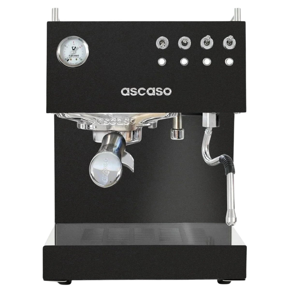 Ascaso Steel Duo 20 Amp: Dual Thermoblock Home Espresso Machine, All-Metal Body, 58mm (OPEN BOX)