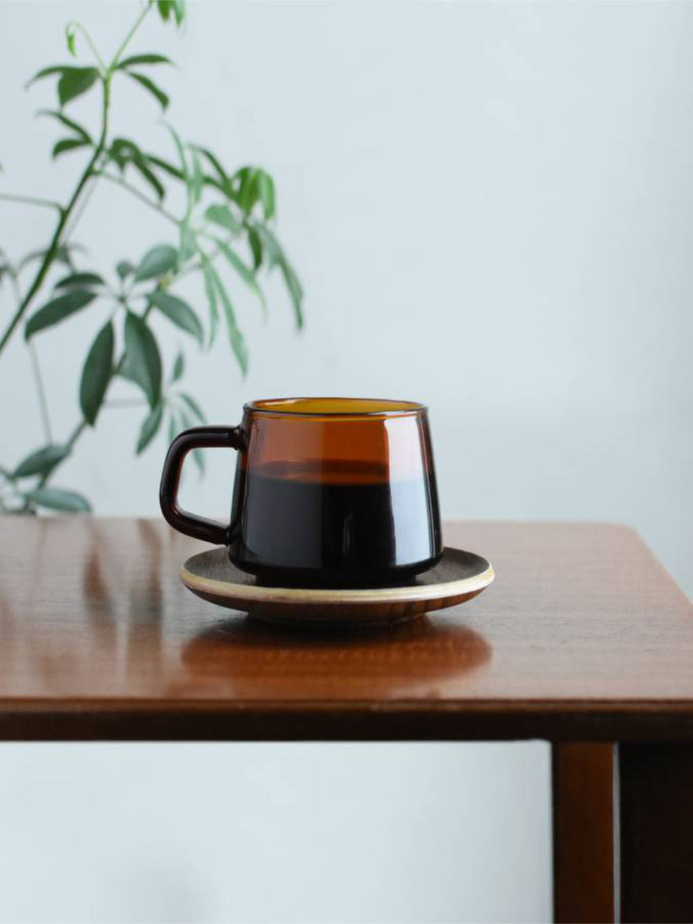 KINTO SEPIA: Amber Glass Cup and Mug, 270ml and 340ml