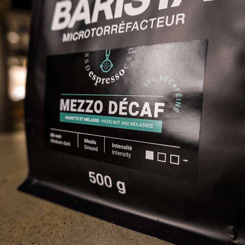 Espresso Mezzo 50% Decaf 500g de Café Barista