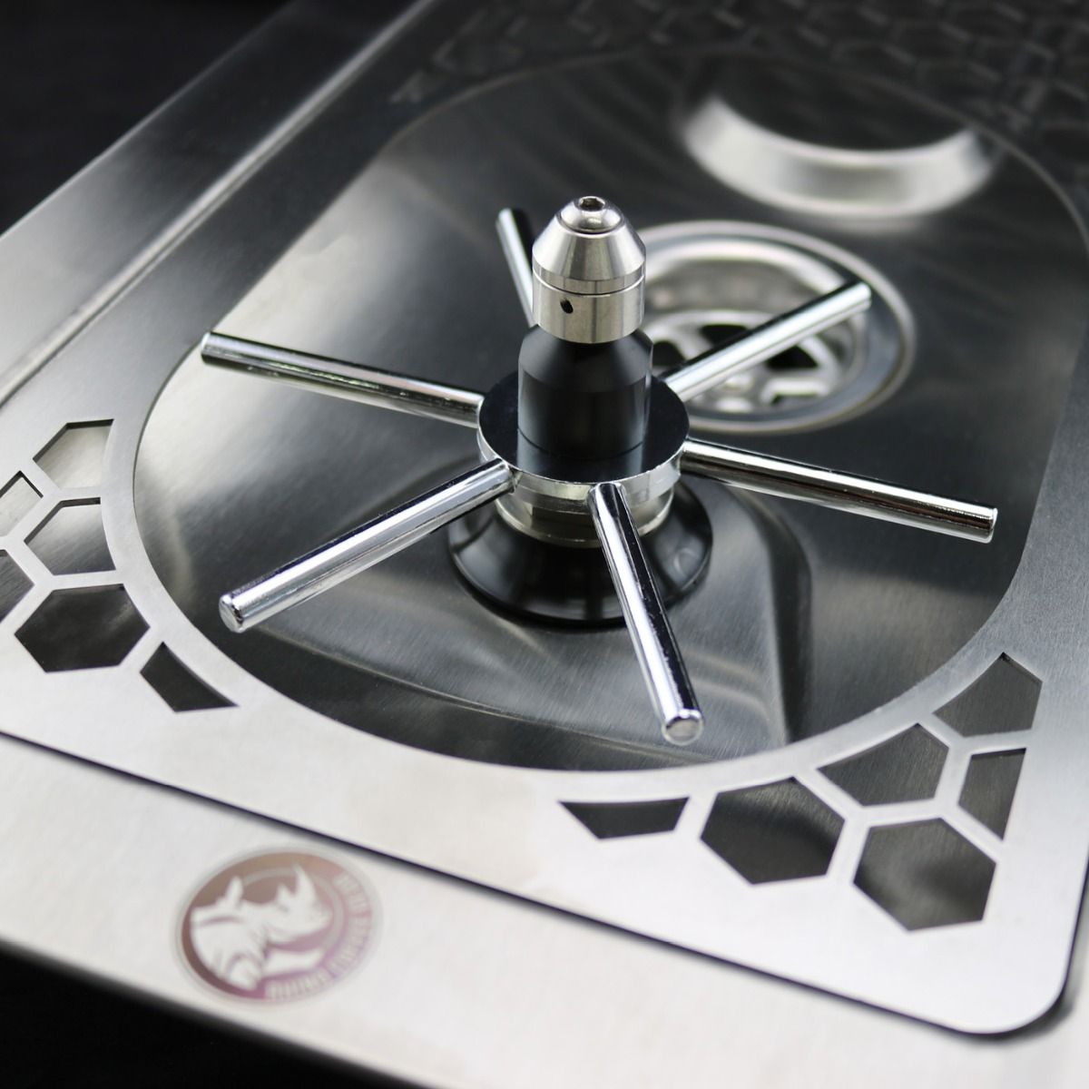 Rhino milk jug rinser 600mm Spinjet