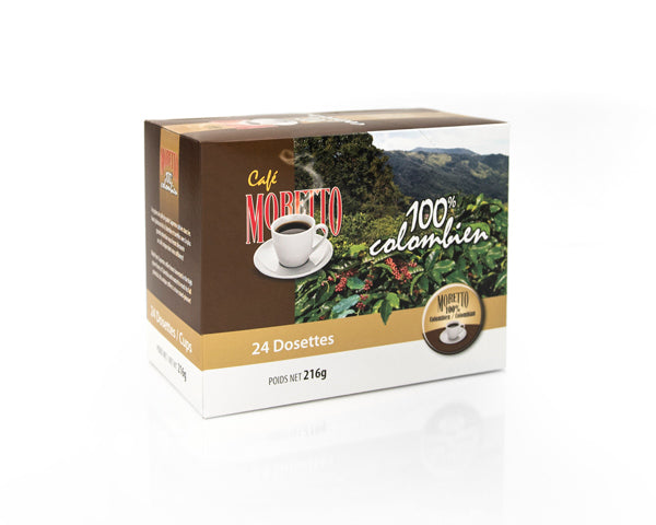 Café Brossard - Dosettes 2.0 Moretto Colombien (24 unités)