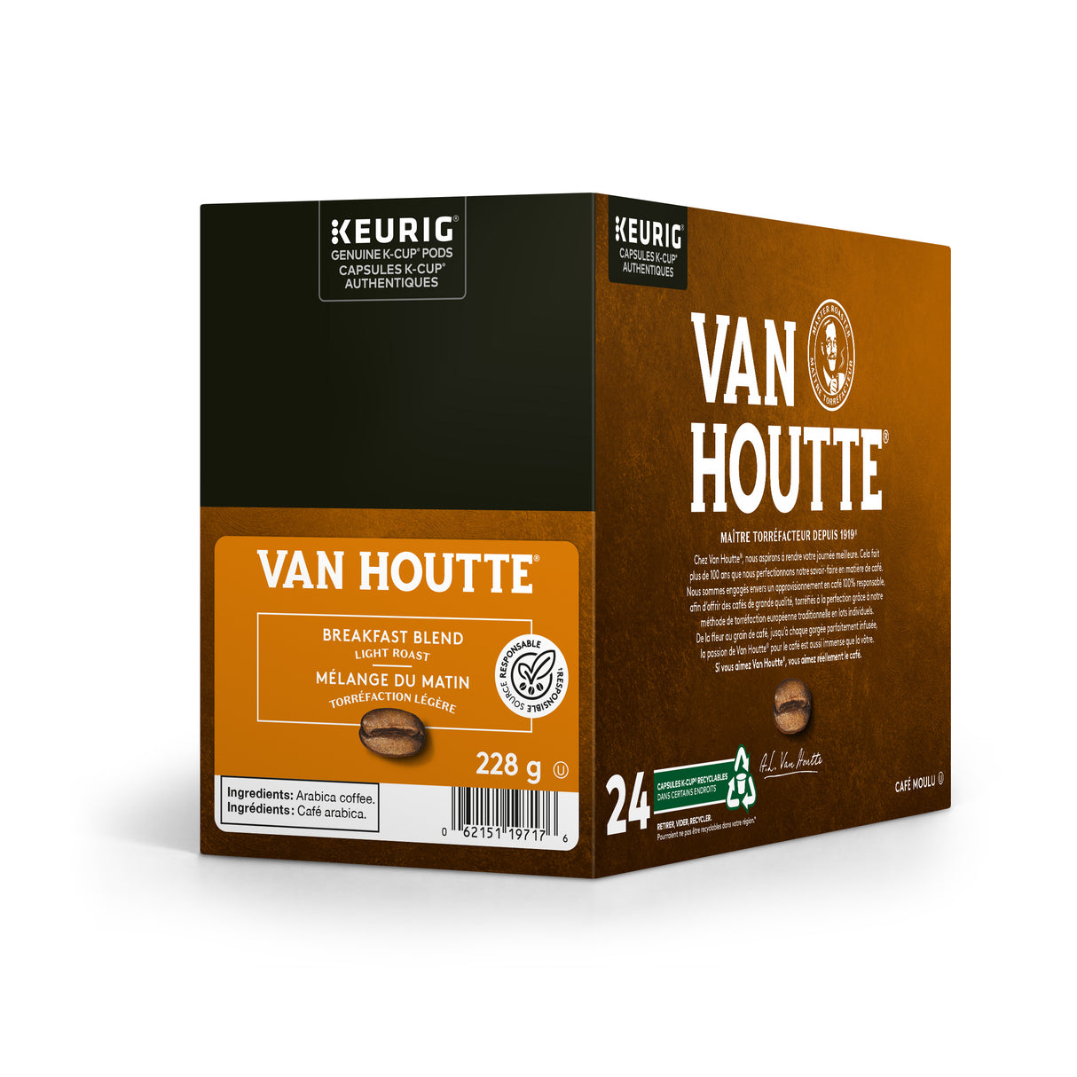 Van Houtte - Mélange du matin brun (24 unités)