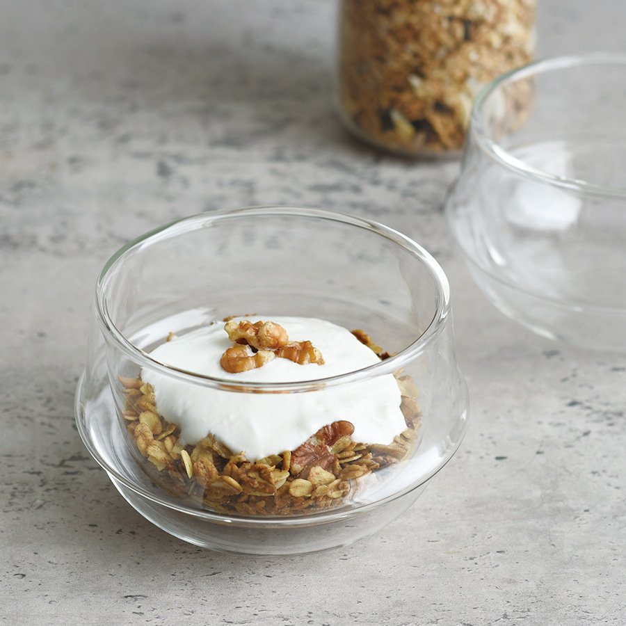 Kinto - Kronos Bol à soupe en verre à double paroi (330 ml)