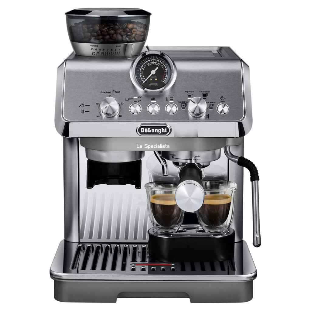 De’Longhi La Specialista Arte Evo: Espresso Machine with Built-In Grinder, Cold Brew, 51 mm Portafilter