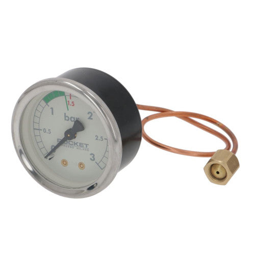 Steam kettle pressure gauge 0-3 bar 52mm Mozzafiato/Giotto Type V