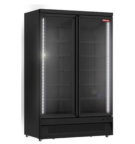 New Air NGF-49-HB 38 p3 Freezer - 2 Full-Size Glass Doors