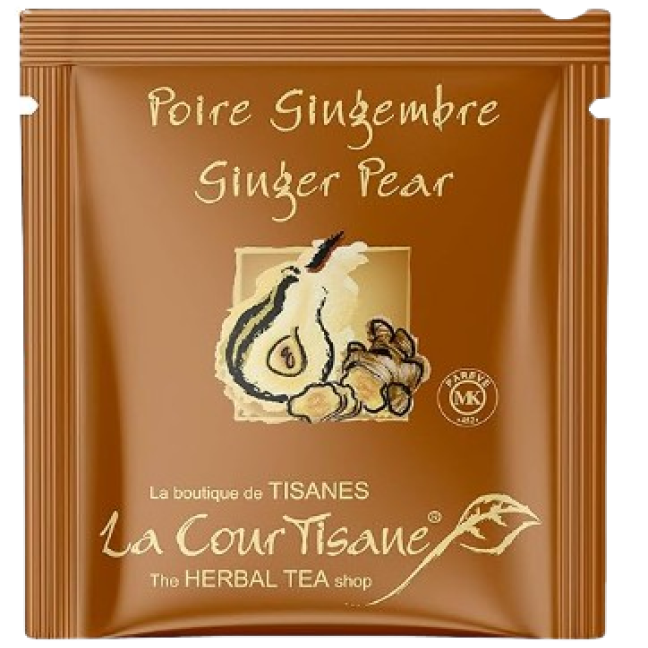 La Courtisane - Pear and Ginger Herbal Tea (20 bags)