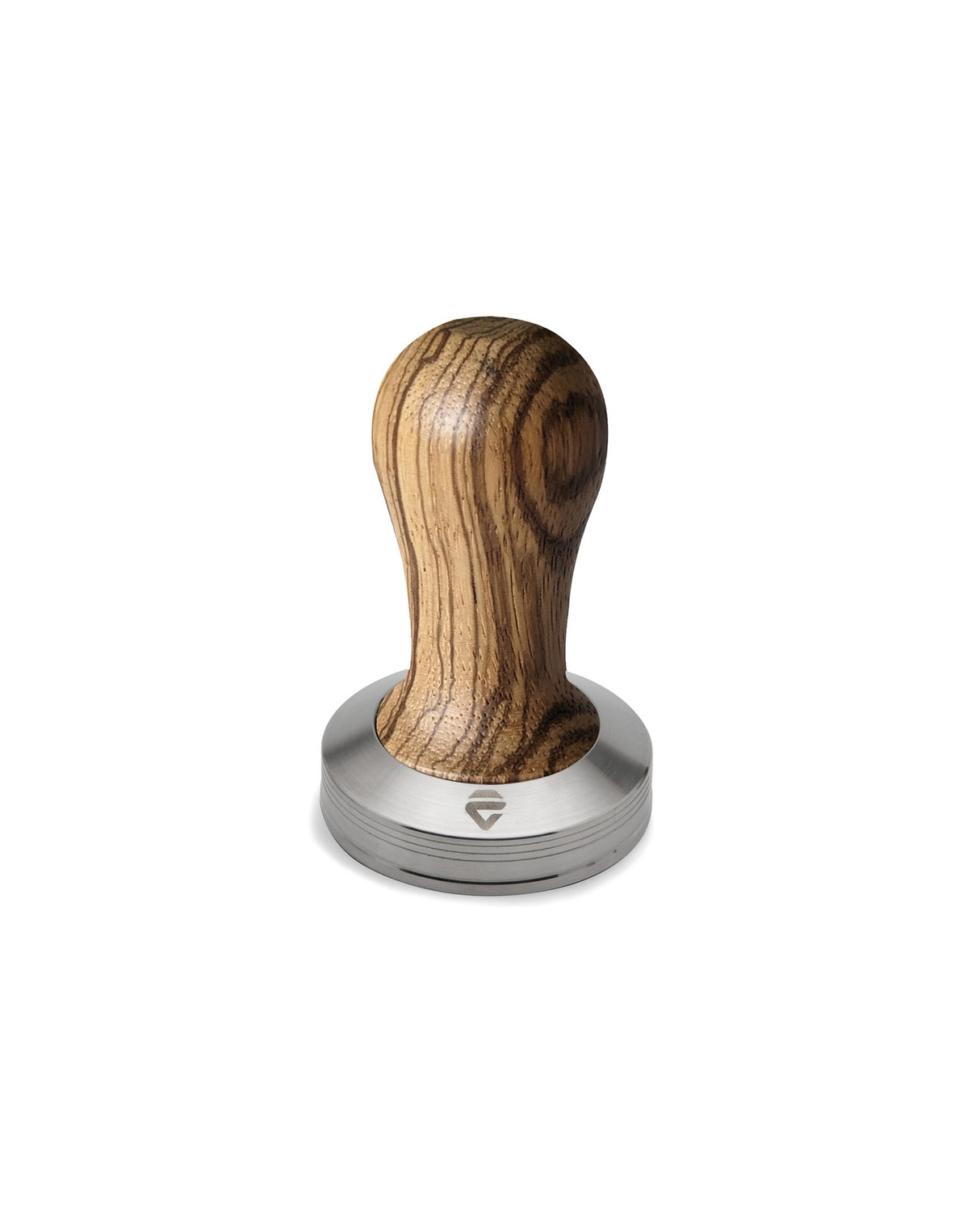 Lelit 58mm Stainless Steel Tamper with Zebra Wood Handle