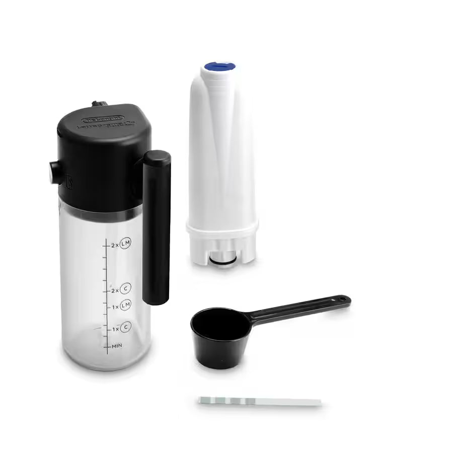 De'Longhi Magnifica Start Milk Argent : machine à espresso automatique avec broyeur intégré et système de lait LatteCrema