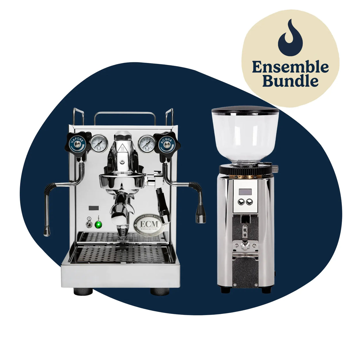 Ensemble ECM Mechanika Slim PID Inox & C‑Automatik 54 Inox