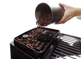 De'Longhi Magnifica Start Milk Argent : machine à espresso automatique avec broyeur intégré et système de lait LatteCrema