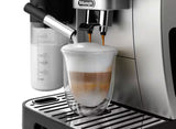De'Longhi Magnifica Start Milk Argent : machine à espresso automatique avec broyeur intégré et système de lait LatteCrema