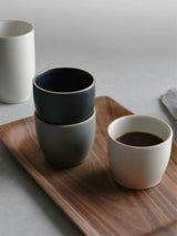 KINTO NORI: Textured Stoneware-Look Porcelain Tumbler, 200ml