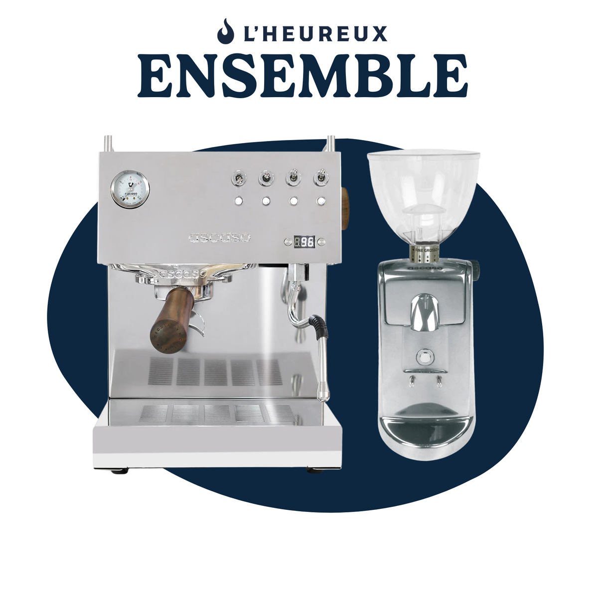 Ascaso Steel Uno PID Inox &amp; Ascaso i-mini I1 Inox set