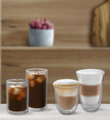 DeLonghi -  Lot de 2 grands verres à infusion à froid double paroi (300 ml)