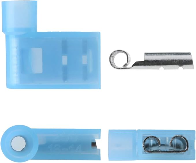 Insulated Crimping Connectors Awg 16-14 Angle Droit