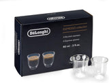 DeLonghi - 6 verres à espresso thermiques à double paroi