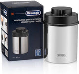 DeLonghi -Boîte à café sous vide en acier inoxydable (500 g)