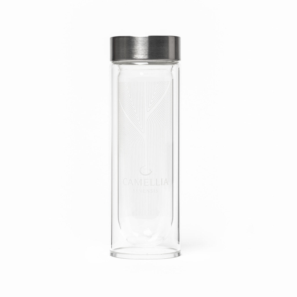 Camellia Sinensis - Bouteille à thé en verre Voyage (300 ml)