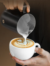 Timemore Rosetta — 700 mL Milk Pitcher, Tapered Spout, Laser Fill-Line Indicator