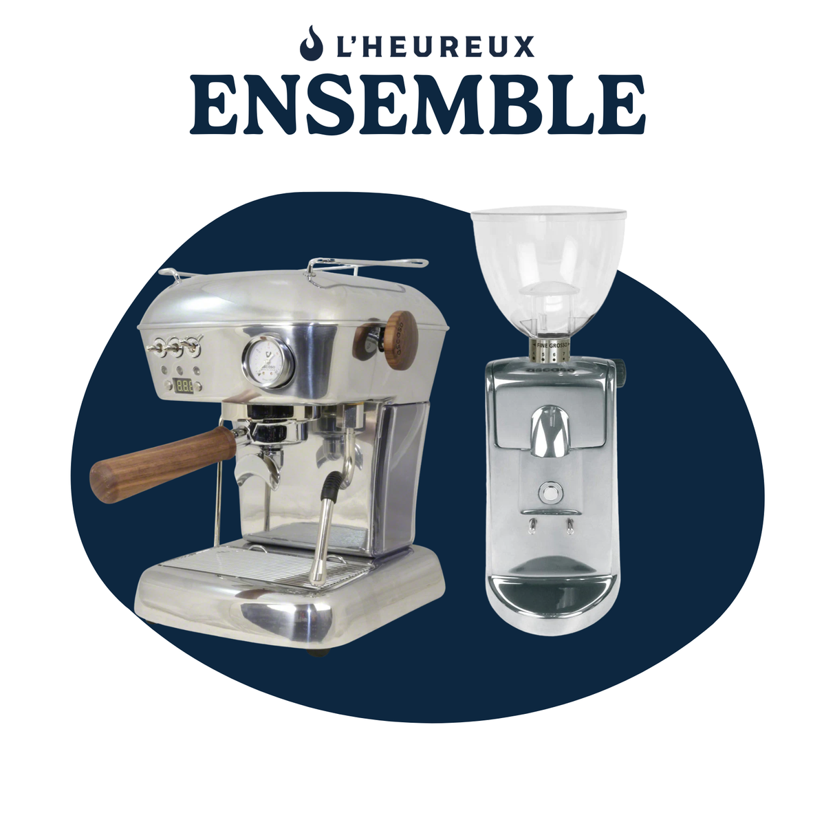 Ascaso Dream PID Inox &amp; Ascaso i-mini I1 Inox set