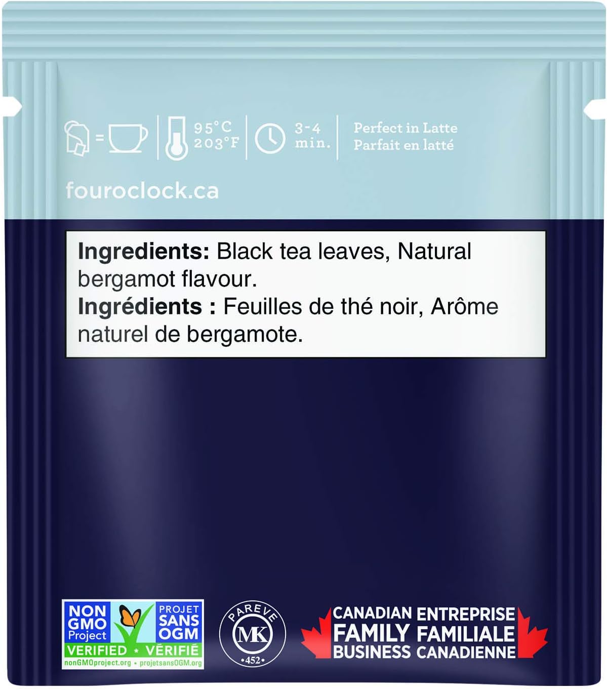 Four O'Clock - Earl Gray black tea (20 bags)