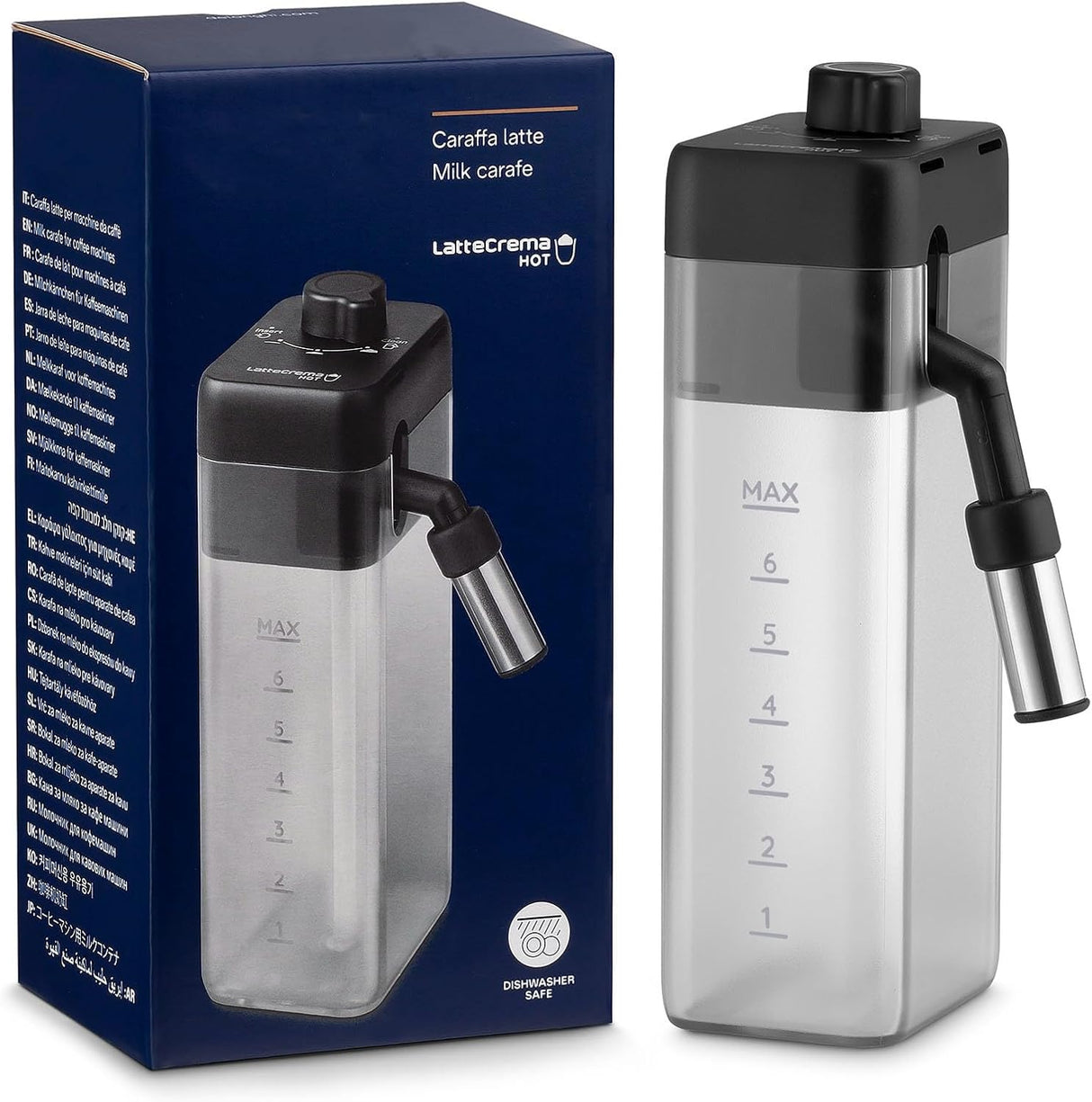 DeLonghi - Carafe à lait LatteCrema Hot pour Rivelia