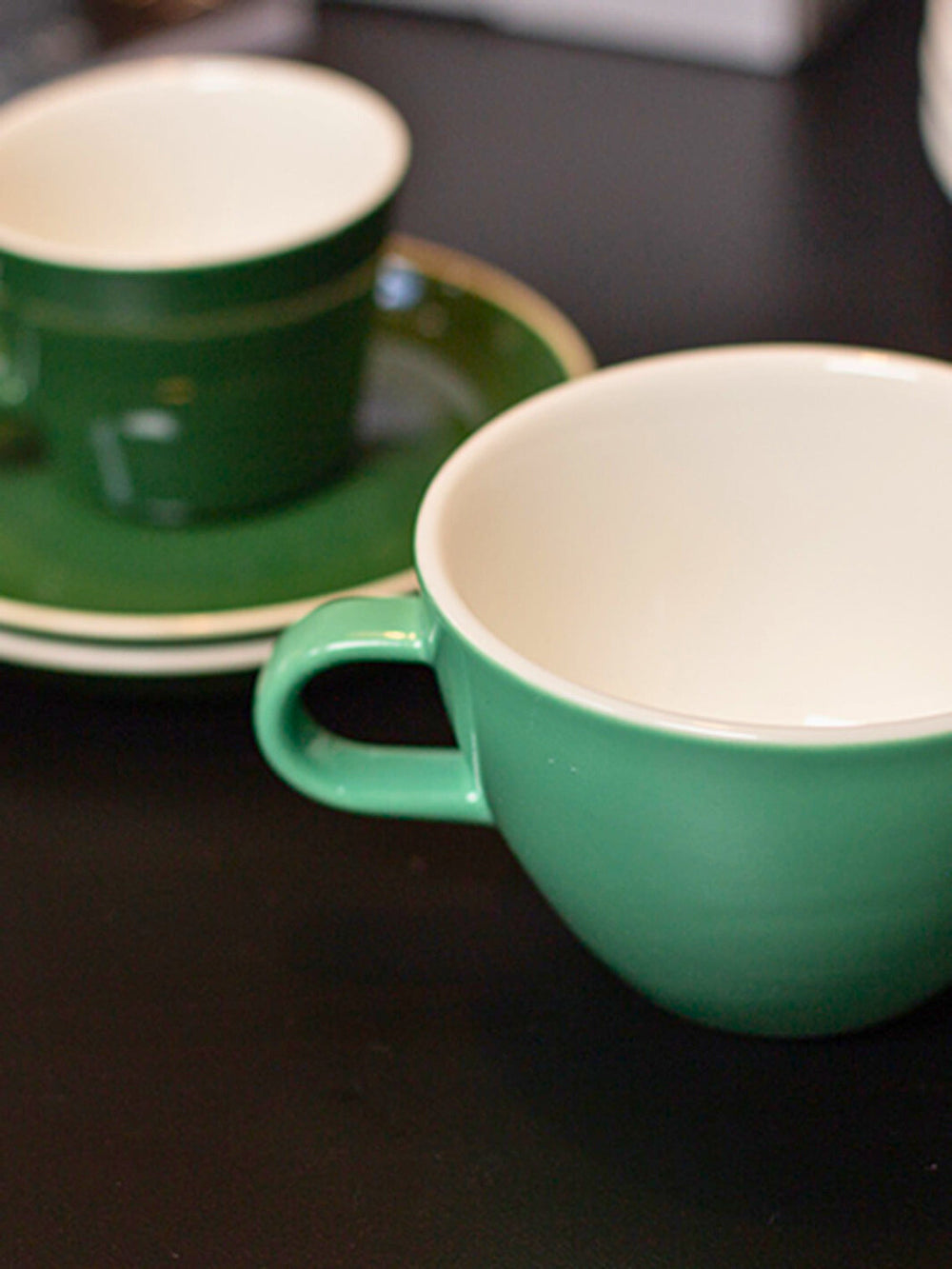 Acme Mighty 350 ml — Ensemble grande tasse et soucoupe porcelaine