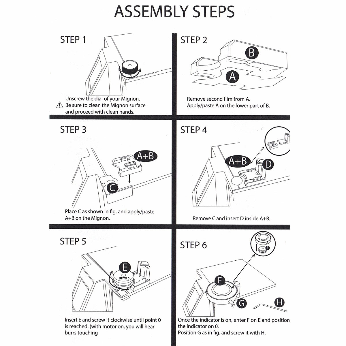 Eureka - Roulette d'ajustement de mouture "King Size" pour Eureka Mignon