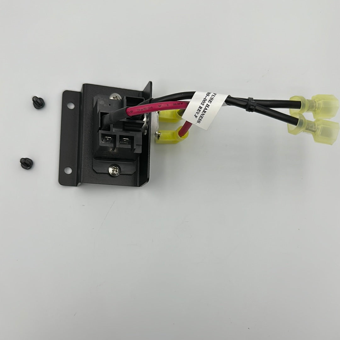 Assembled safety relay and thermostat