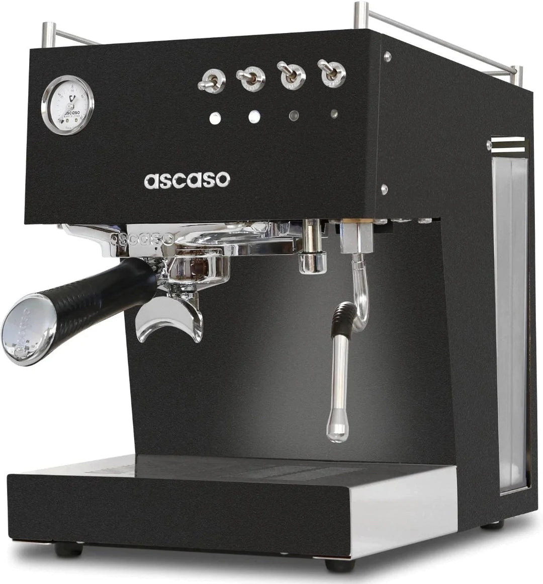 Ascaso Steel Duo 20 amp : machine à espresso domestique à double thermobloc, corps 100 % métal, 58 mm (Boîte ouverte)