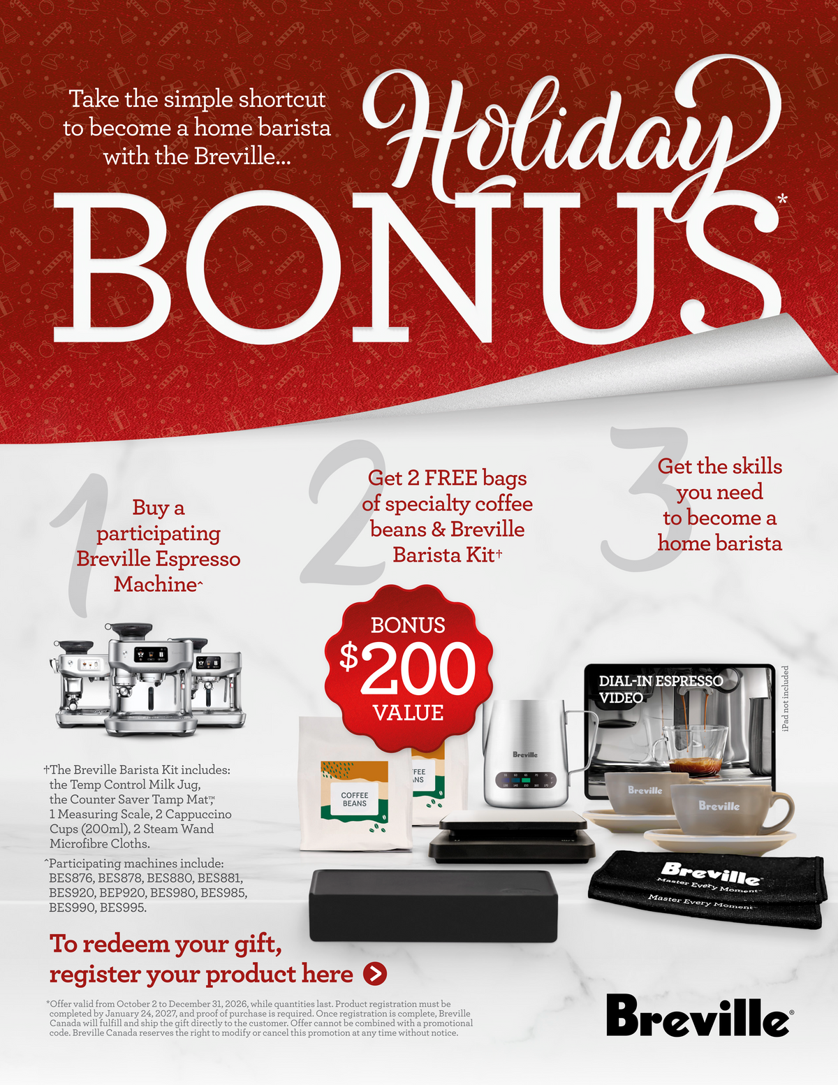 Breville Barista Touch Impress: Semi-Automatic Espresso Machine with Built-In Baratza Grinder and Touchscreen