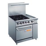 Brika - Cuisinière au gaz avec ronds et plaque