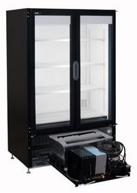 Réfrigérateur QBD CD14-HC 2 Portes vitrées à pentures