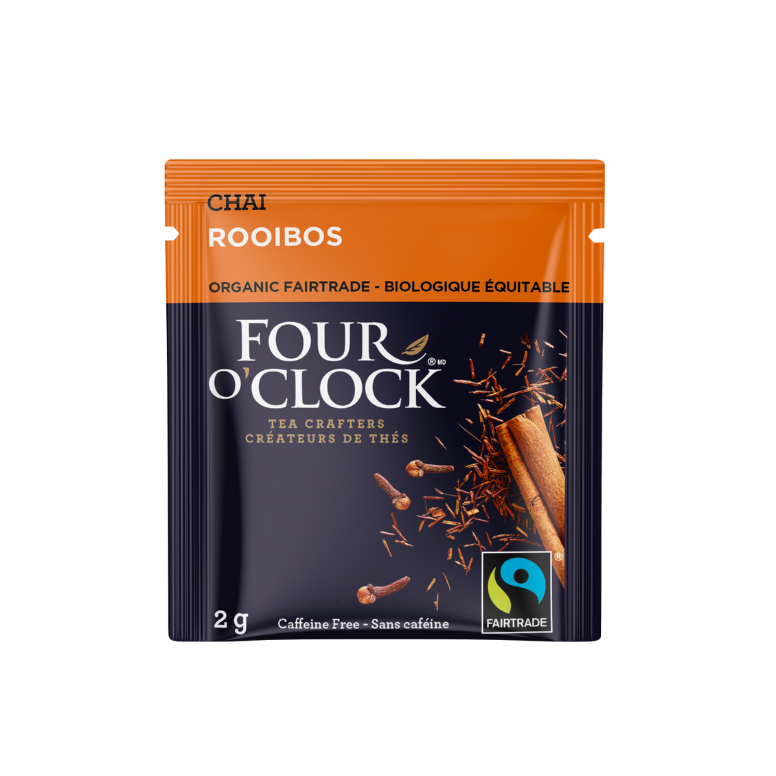 Four O'Clock - Tisane rooibos chai biologique & équitable (16 sachets)