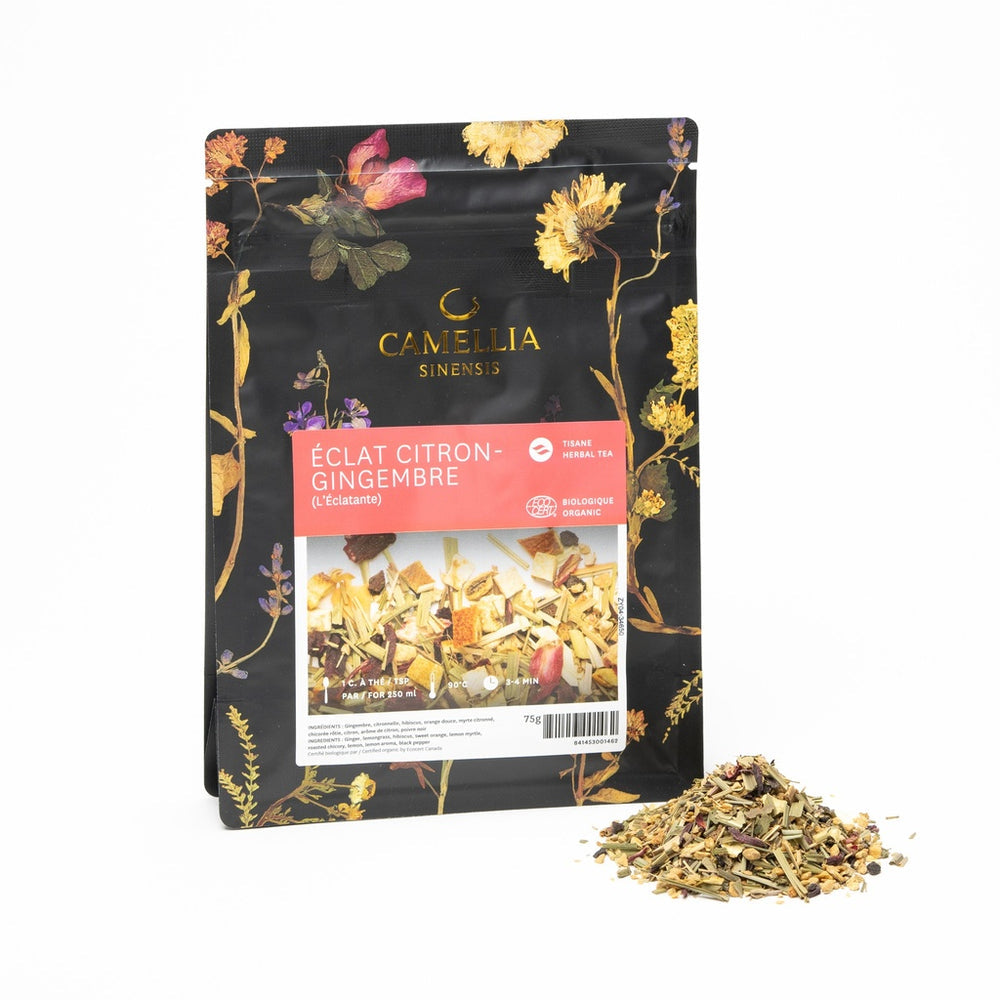 Camellia Sinensis - Tisane biologique Éclat citron gingembre (75g)