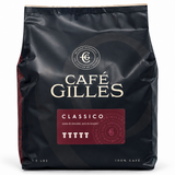 Café Gilles Classico : café en grains torréfaction brune, intensité 2/5, noisette et chocolat au lait